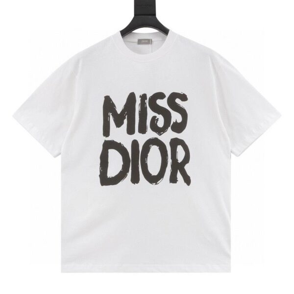 designer,replica,clothing,fake,1:1,lv,luxury,high quality Dior letter print short-sleeved T-shirt (9663)