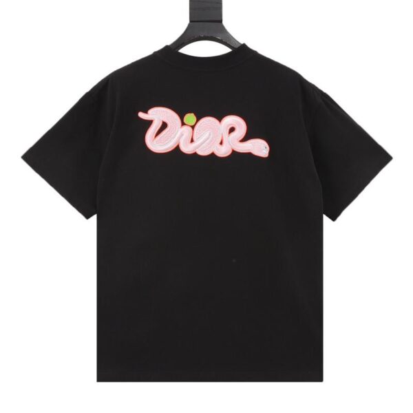 designer,replica,clothing,fake,1:1,lv,luxury,high quality Dior Year of the Snake limited tatami embroidered short-sleeved T-shirt (A739)