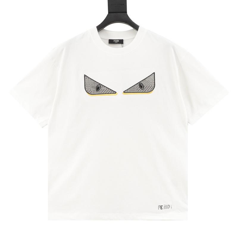 designer,replica,clothing,fake,1:1,lv,luxury,high quality FENDI presbyopic patchwork devil hot diamond small eyes embroidered short-sleeved T-shirt (8065) designer,replica,clothing,fake,1:1,lv,luxury,high quality FENDI presbyopic patchwork devil hot diamond small eyes embroidered short-sleeved T-shirt (8065)