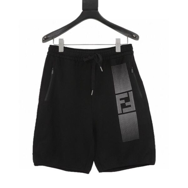 designer,replica,clothing,fake,1:1,lv,luxury,high quality Fendi single-sided polka-dot double F shorts (A49C)