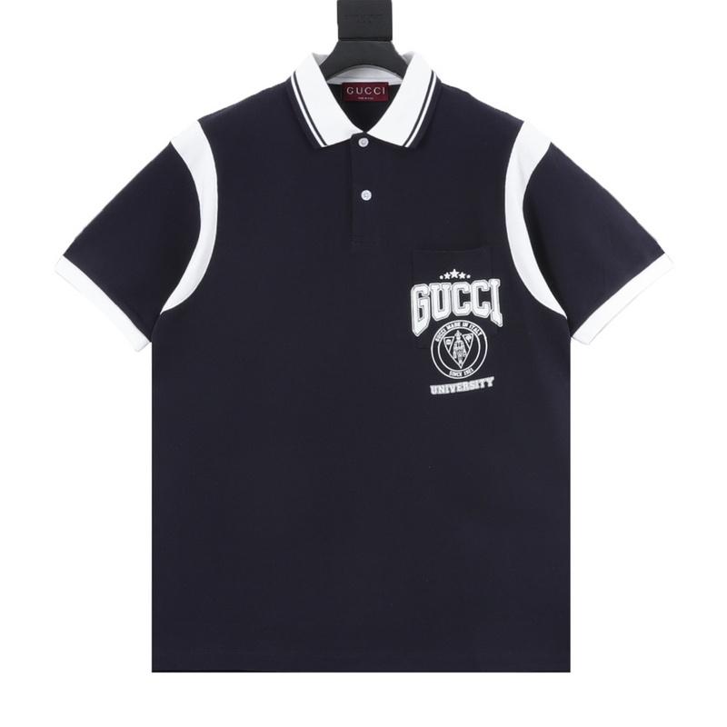 designer,replica,clothing,fake,1:1,lv,luxury,high quality Gucci nautical series college style shoulder sleeve splicing short-sleeved polo shirt (C4B4) designer,replica,clothing,fake,1:1,lv,luxury,high quality Gucci nautical series college style shoulder sleeve splicing short-sleeved polo shirt (C4B4)