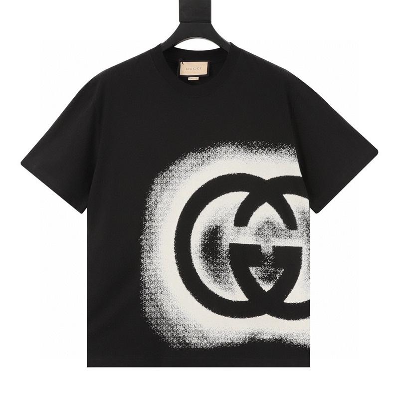 designer,replica,clothing,fake,1:1,lv,luxury,high quality Gucci logo splash ink printed short sleeves (B5B0) designer,replica,clothing,fake,1:1,lv,luxury,high quality Gucci logo splash ink printed short sleeves (B5B0)