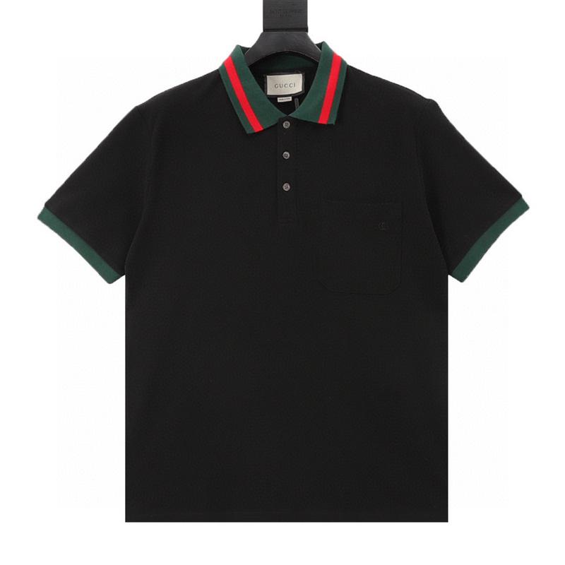 designer,replica,clothing,fake,1:1,lv,luxury,high quality Gucci color stripe collar short-sleeved Polo shirt (4491) designer,replica,clothing,fake,1:1,lv,luxury,high quality Gucci color stripe collar short-sleeved Polo shirt (4491)