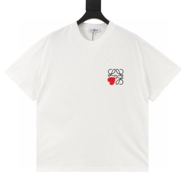 designer,replica,clothing,fake,1:1,lv,luxury,high quality Loewe classic love embroidered short sleeves (6836)