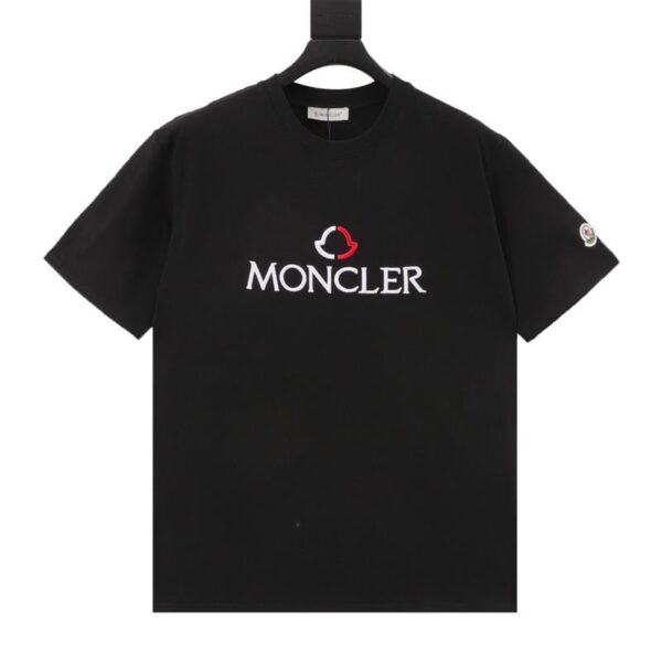 designer,replica,clothing,fake,1:1,lv,luxury,high quality MONCLER short-sleeved T-shirt with small three-dimensional logo embroidery on the chest (DC28)