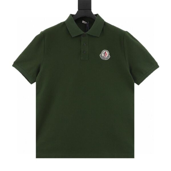 designer,replica,clothing,fake,1:1,lv,luxury,high quality MONCLER four-color small logo short-sleeved POLO shirt (D05D)