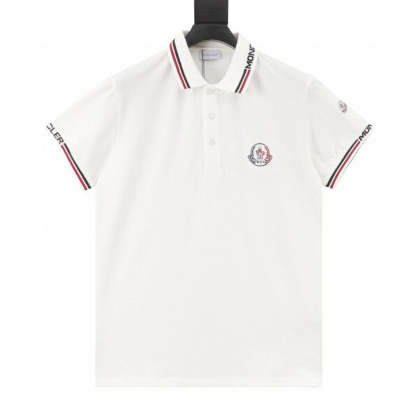 designer,replica,clothing,fake,1:1,lv,luxury,high quality MONCLER Embroidered Logo Polo Short Sleeve (FBC5)