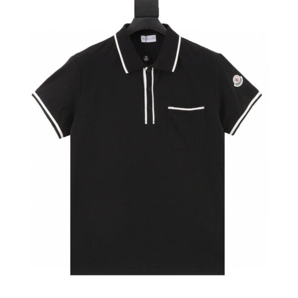 designer,replica,clothing,fake,1:1,lv,luxury,high quality MONCLER Arm Logo Polo Short Sleeves (D401)