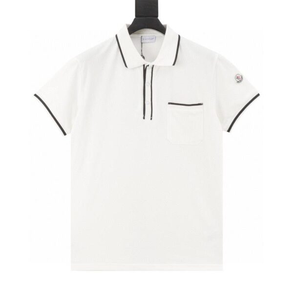 designer,replica,clothing,fake,1:1,lv,luxury,high quality MONCLER Arm Logo Polo Short Sleeves (F69D)