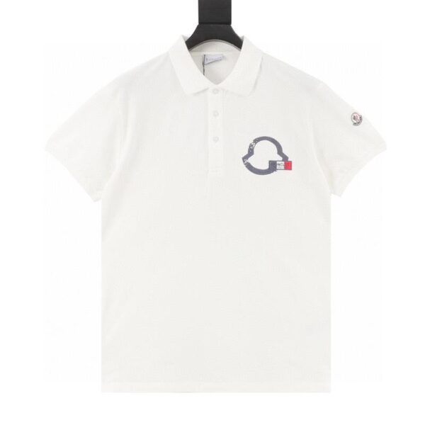 designer,replica,clothing,fake,1:1,lv,luxury,high quality MONCLER Chest embroidered logo Polo short sleeves (F532)