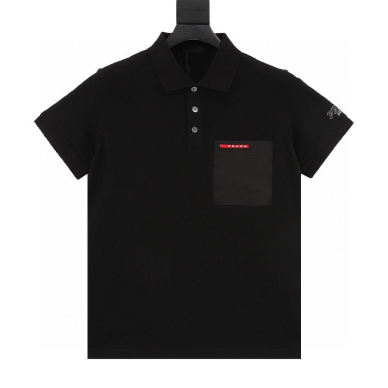 designer,replica,clothing,fake,1:1,lv,luxury,high quality PRADA Red Trim Nylon Pocket Polo Short Sleeve (555F) designer,replica,clothing,fake,1:1,lv,luxury,high quality PRADA Red Trim Nylon Pocket Polo Short Sleeve (555F)