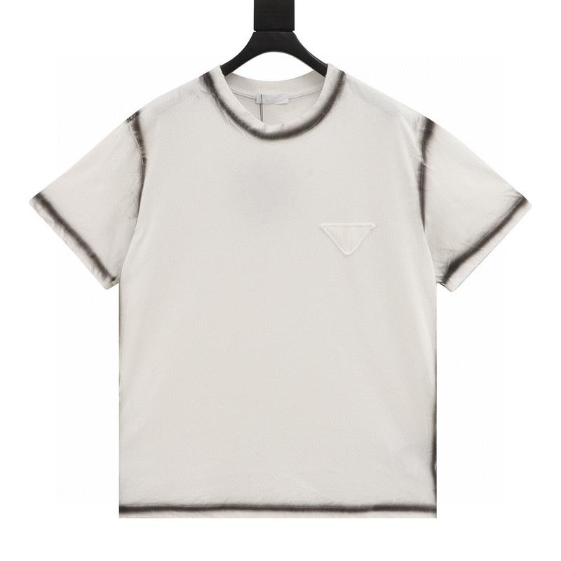 designer,replica,clothing,fake,1:1,lv,luxury,high quality PRADA washed patch triangle logo short-sleeved T-shirt (EB2F) designer,replica,clothing,fake,1:1,lv,luxury,high quality PRADA washed patch triangle logo short-sleeved T-shirt (EB2F)