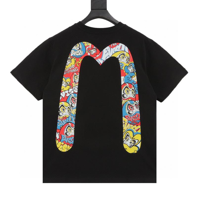 designer,replica,clothing,fake,1:1,lv,luxury,high quality evisu Fushen new letter printed short sleeves (75DB) designer,replica,clothing,fake,1:1,lv,luxury,high quality evisu Fushen new letter printed short sleeves (75DB)
