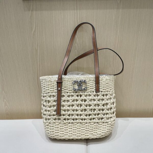 designer,replica,clothing,fake,1:1,lv,luxury,high quality Chanel’s new summer all-match casual woven straw bag