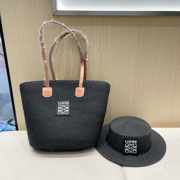 designer,replica,clothing,fake,1:1,lv,luxury,high quality LOEWE straw hat bag