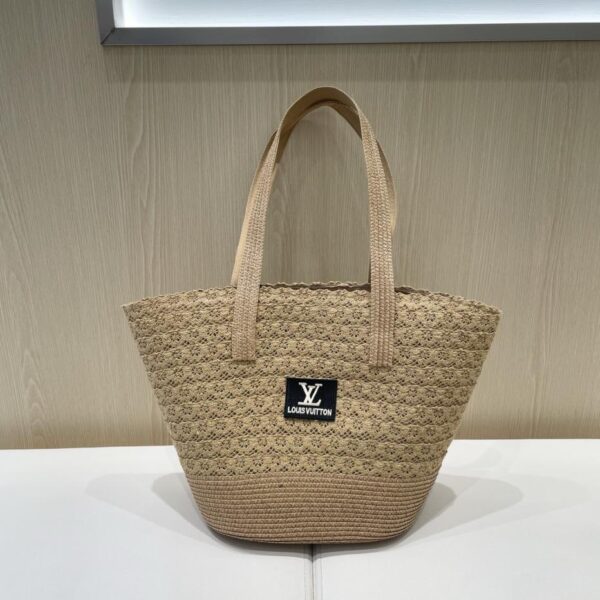 designer,replica,clothing,fake,1:1,lv,luxury,high quality Louis Vuitton baseball cap LouisVuitton new French sweet lace straw bag