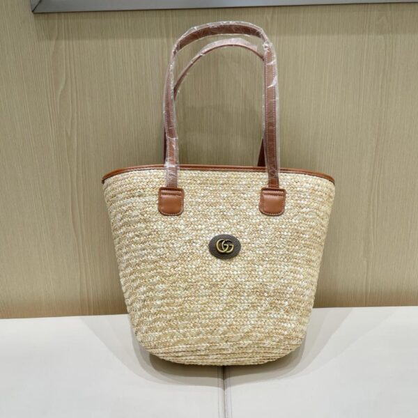 designer,replica,clothing,fake,1:1,lv,luxury,high quality Gucci versatile fashionable straw bag