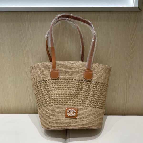designer,replica,clothing,fake,1:1,lv,luxury,high quality Chanel autumn and winter popular resort style woven large bag