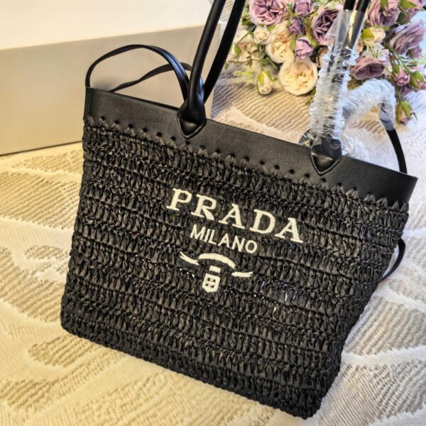 designer,replica,clothing,fake,1:1,lv,luxury,high quality Prada new woven shopping bag vegetable basket