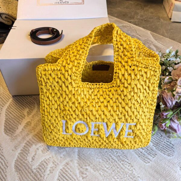 designer,replica,clothing,fake,1:1,lv,luxury,high quality Loewe straw tote bag