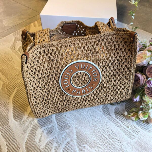 designer,replica,clothing,fake,1:1,lv,luxury,high quality LV woven bucket bag