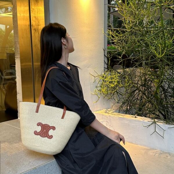 designer,replica,clothing,fake,1:1,lv,luxury,high quality Celine new straw bag