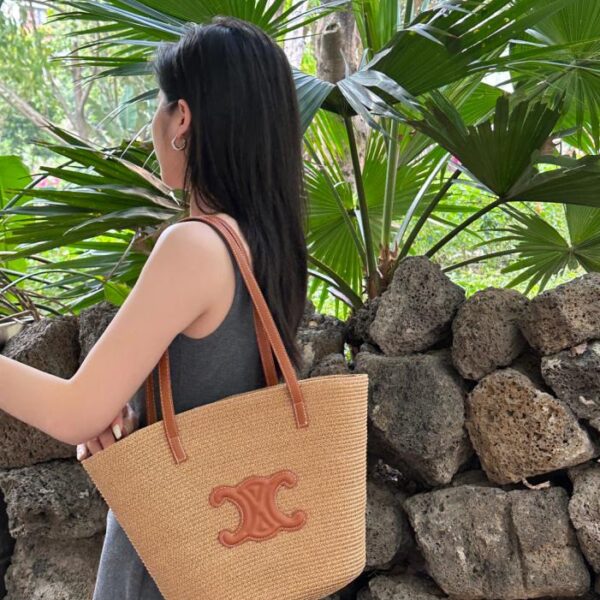 designer,replica,clothing,fake,1:1,lv,luxury,high quality Celine new straw bag