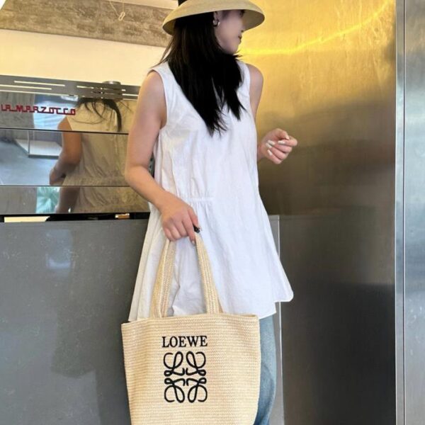 designer,replica,clothing,fake,1:1,lv,luxury,high quality LOEWE new straw bag