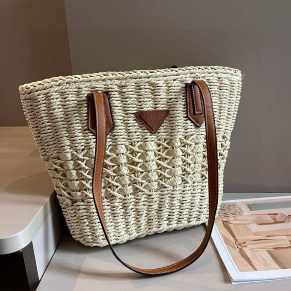 designer,replica,clothing,fake,1:1,lv,luxury,high quality Prada official website straw bag raffia hand-woven bag