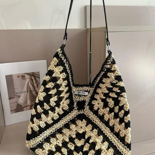 designer,replica,clothing,fake,1:1,lv,luxury,high quality Miu Miu straw bag