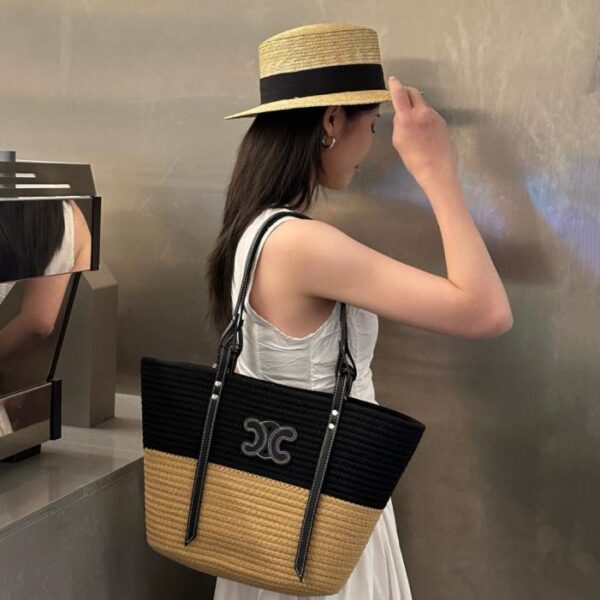 designer,replica,clothing,fake,1:1,lv,luxury,high quality Celine new woven bag, casual shoulder handbag