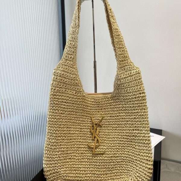 designer,replica,clothing,fake,1:1,lv,luxury,high quality Yves Saint Laurent casual series straw bag