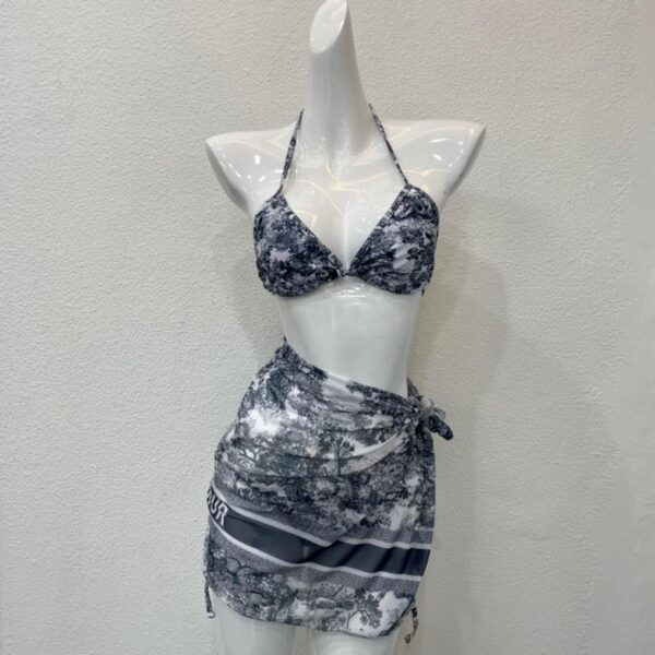designer,replica,clothing,fake,1:1,lv,luxury,high quality Ink painting drawstring three-piece veil