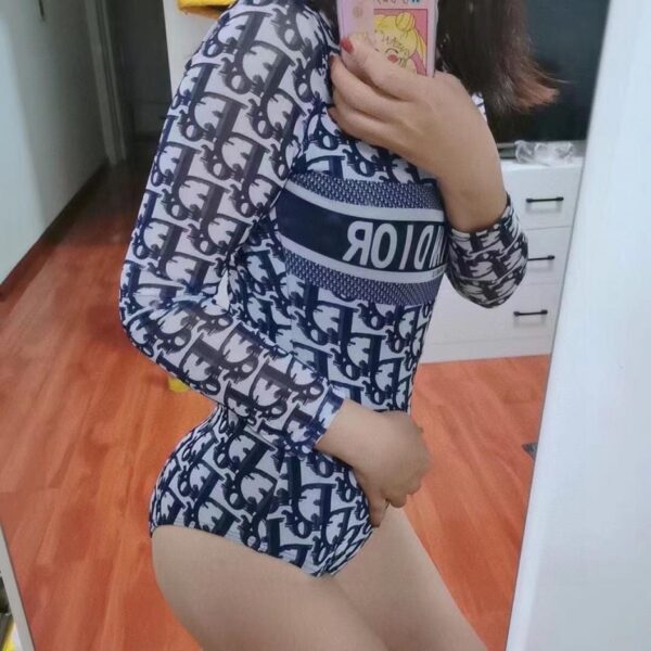 designer,replica,clothing,fake,1:1,lv,luxury,high quality Dior long sleeve sun protection swimsuit