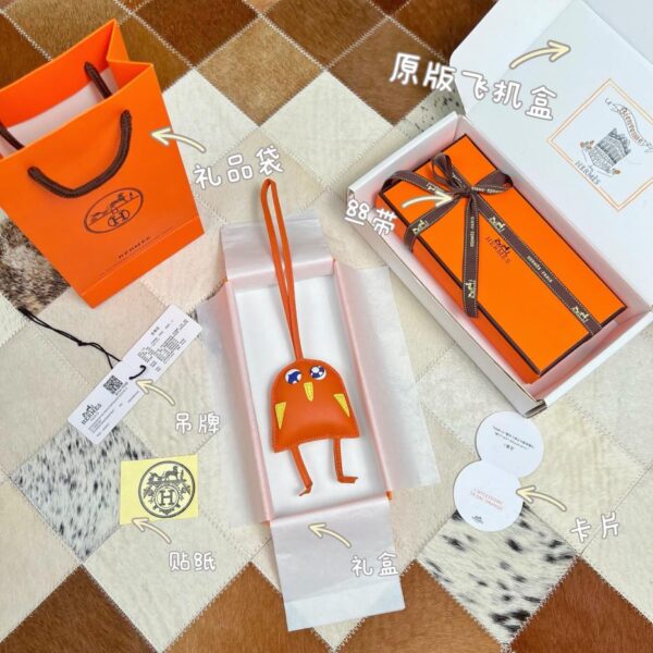 designer,replica,clothing,fake,1:1,lv,luxury,high quality HERMES Hibouton Charm bag pendant