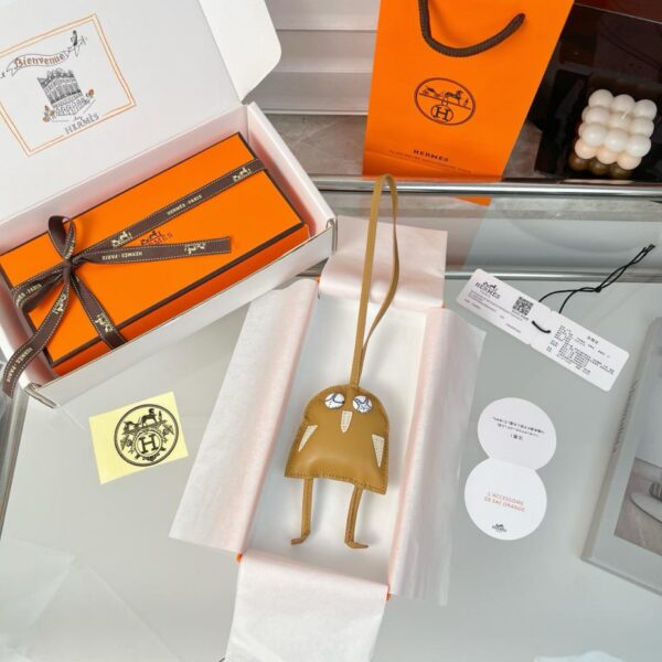 designer,replica,clothing,fake,1:1,lv,luxury,high quality HERMES Hibouton Charm bag pendant