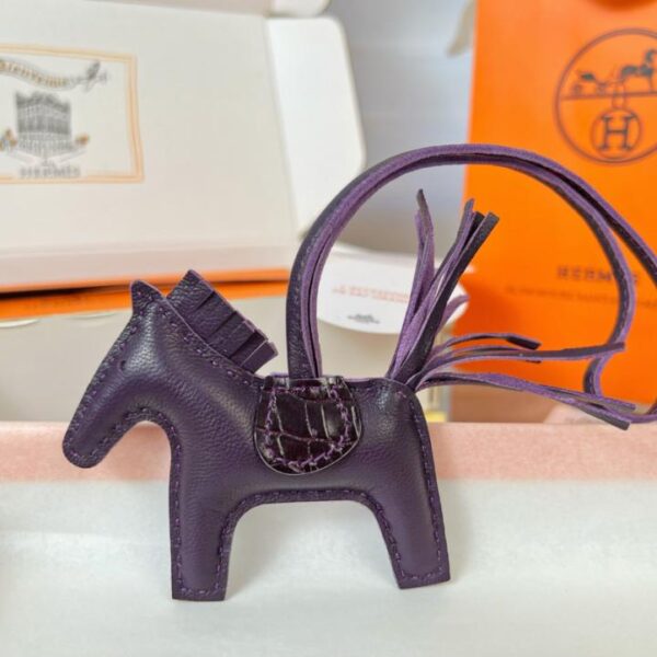 designer,replica,clothing,fake,1:1,lv,luxury,high quality Original high-quality HERMES Rodeo pegase bag pendant keychain made of pure hand-made stitching