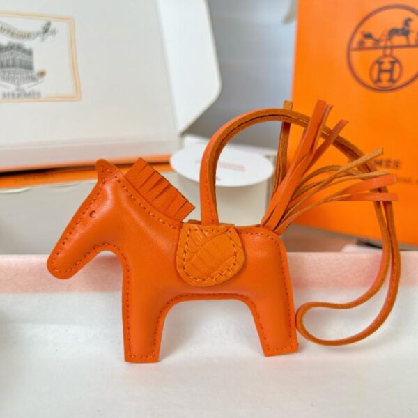 designer,replica,clothing,fake,1:1,lv,luxury,high quality Original high-quality HERMES Rodeo pegase bag pendant keychain made of pure hand-made stitching
