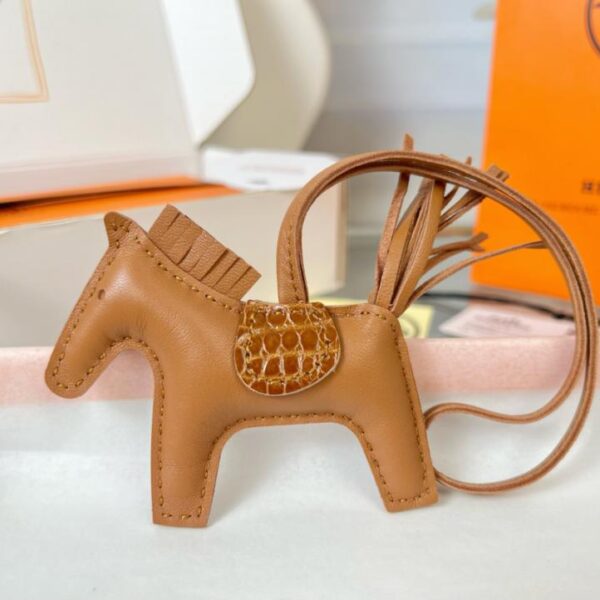 designer,replica,clothing,fake,1:1,lv,luxury,high quality Original high-quality HERMES Rodeo pegase bag pendant keychain made of pure hand-made stitching