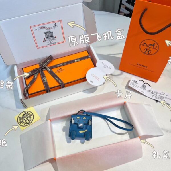 designer,replica,clothing,fake,1:1,lv,luxury,high quality Hermès Mini Kelly Robot Keychain Bag Pendant