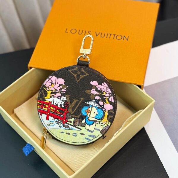 designer,replica,clothing,fake,1:1,lv,luxury,high quality Louis Vuitton round coin purse pendant 8 colors Vivienne vivi series coin purse