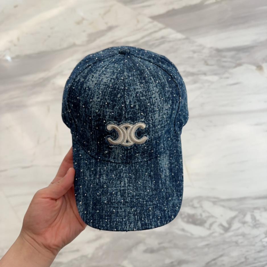 designer,replica,clothing,fake,1:1,lv,luxury,high quality CELINE new denim blue retro baseball cap designer,replica,clothing,fake,1:1,lv,luxury,high quality CELINE new denim blue retro baseball cap