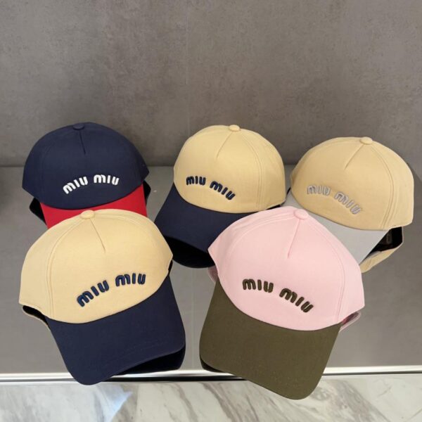 designer,replica,clothing,fake,1:1,lv,luxury,high quality Miu Miu new embroidered baseball cap