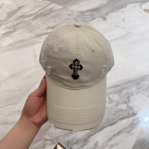 designer,replica,clothing,fake,1:1,lv,luxury,high quality Chrome Hearts early spring Korean fashion retro distressed hole hat baseball cap
