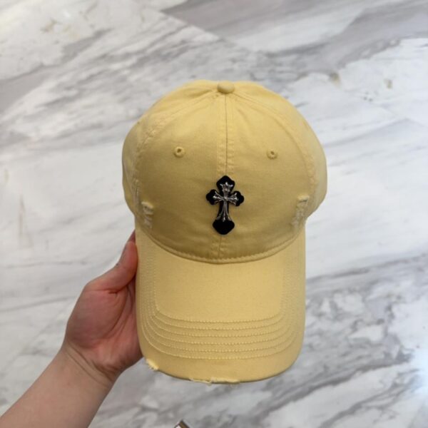 designer,replica,clothing,fake,1:1,lv,luxury,high quality Chrome Hearts early spring Korean fashion retro distressed hole hat baseball cap