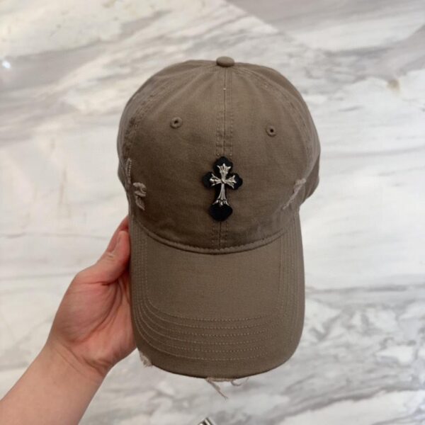 designer,replica,clothing,fake,1:1,lv,luxury,high quality Chrome Hearts early spring Korean fashion retro distressed hole hat baseball cap