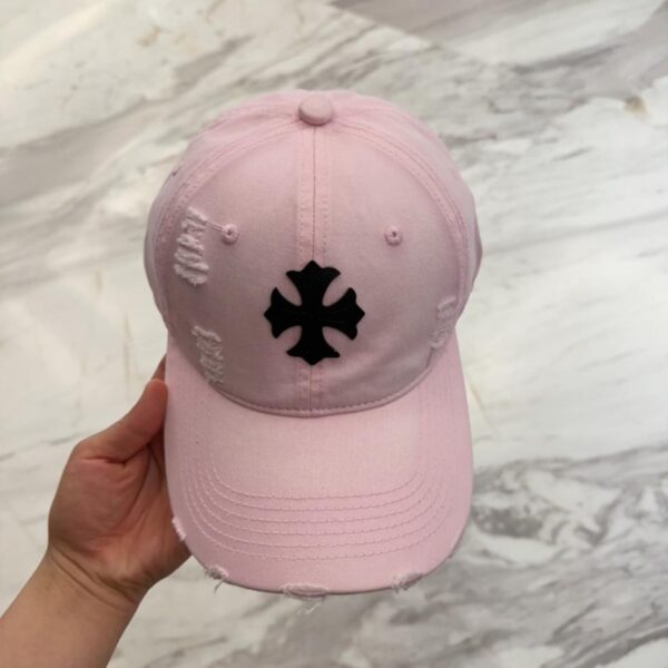 designer,replica,clothing,fake,1:1,lv,luxury,high quality Chrome Hearts early spring Korean fashion retro distressed hole hat baseball cap