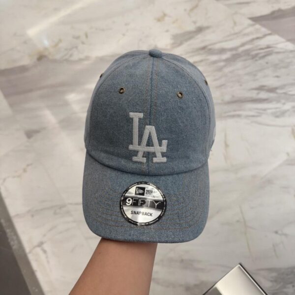 designer,replica,clothing,fake,1:1,lv,luxury,high quality NY early spring denim washed baseball cap