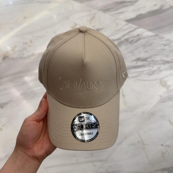 designer,replica,clothing,fake,1:1,lv,luxury,high quality Saint Laurent letter embroidered baseball cap Korean style, same style for men and women