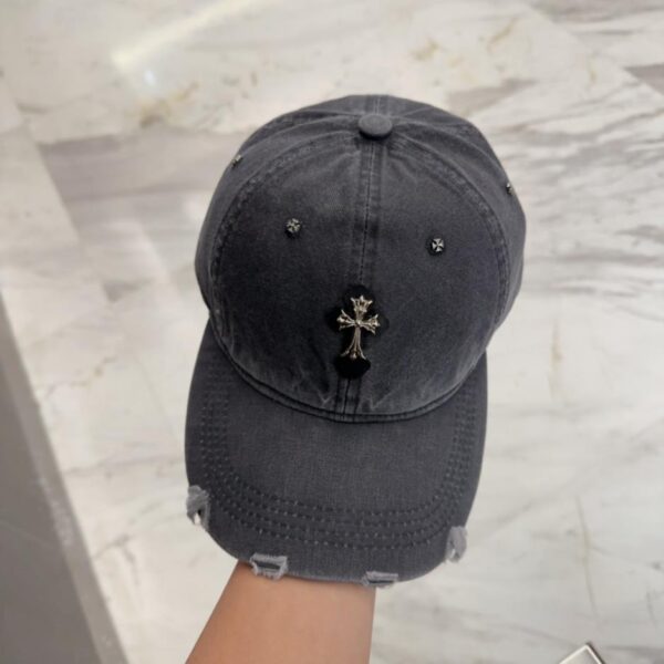 designer,replica,clothing,fake,1:1,lv,luxury,high quality Crow Heart Early Spring Denim Washed Baseball Cap